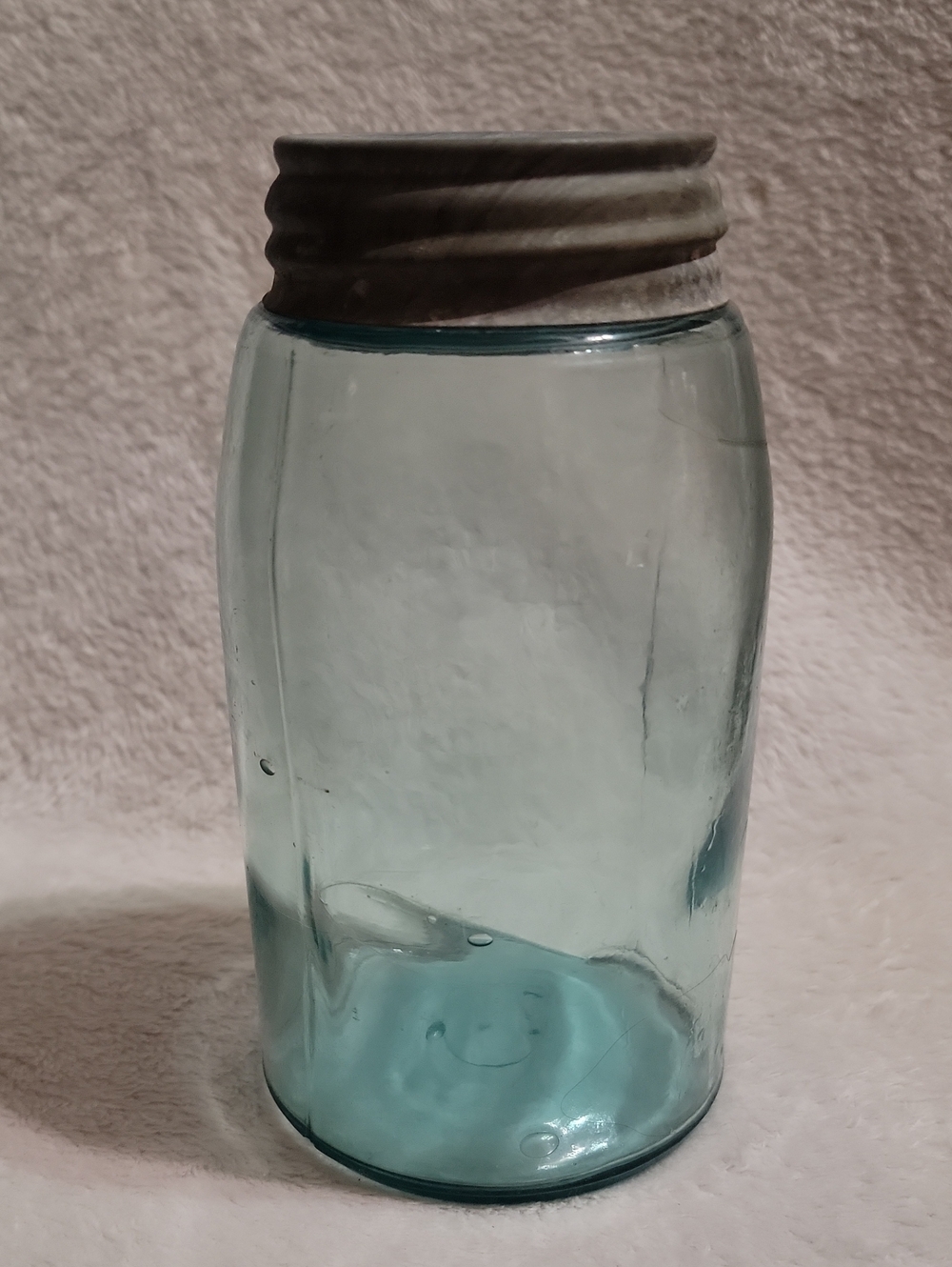 Vintage Blue Ball Mason Jar
